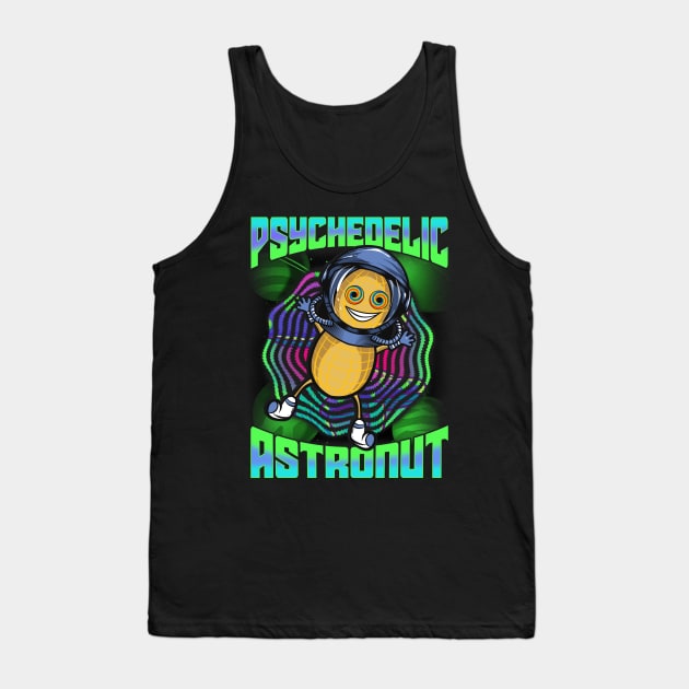 Psychedelic Astronut | Funny Astronomy Gifts | Astronomer Tank Top by Proficient Tees